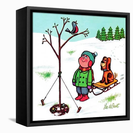 Quick'N Easy - Jack & Jill-Audrey Walters-Framed Premier Image Canvas