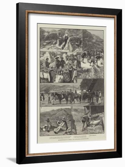 Quicksilver-Mining in Mexico, the Guadalcazar Quicksilver-Mines-Amedee Forestier-Framed Giclee Print