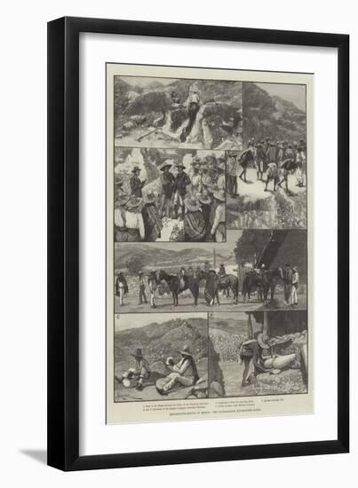 Quicksilver-Mining in Mexico, the Guadalcazar Quicksilver-Mines-Amedee Forestier-Framed Giclee Print