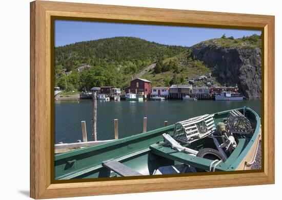 Quidi Vidi Harbor, St. Johns, Newfoundland, Canada-Greg Johnston-Framed Premier Image Canvas