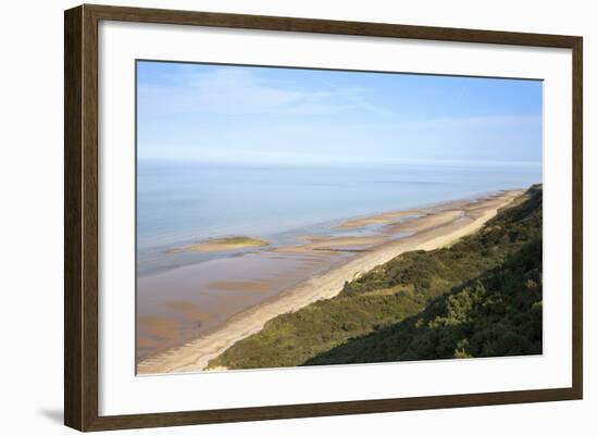 Quiet Beach Between Cromer and Overstrand, Norfolk, England, United Kingdom, Europe-Mark Sunderland-Framed Photographic Print