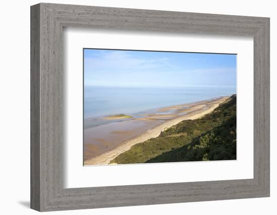 Quiet Beach Between Cromer and Overstrand, Norfolk, England, United Kingdom, Europe-Mark Sunderland-Framed Photographic Print