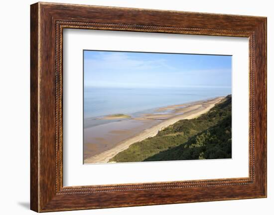 Quiet Beach Between Cromer and Overstrand, Norfolk, England, United Kingdom, Europe-Mark Sunderland-Framed Photographic Print