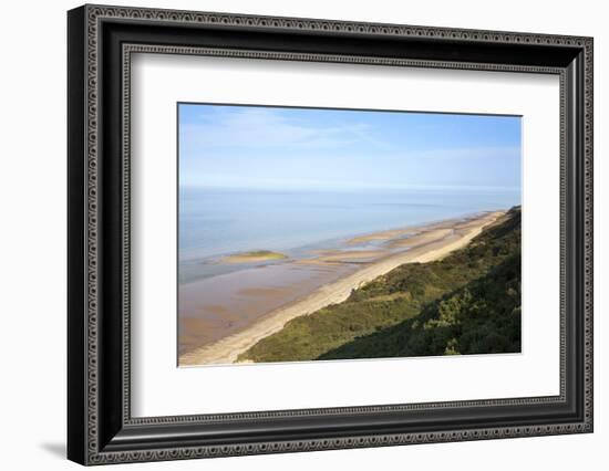 Quiet Beach Between Cromer and Overstrand, Norfolk, England, United Kingdom, Europe-Mark Sunderland-Framed Photographic Print
