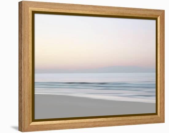 Quiet Beach I-Maggie Olsen-Framed Stretched Canvas