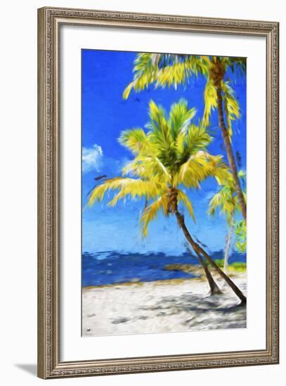 Quiet Beach - In the Style of Oil Painting-Philippe Hugonnard-Framed Giclee Print