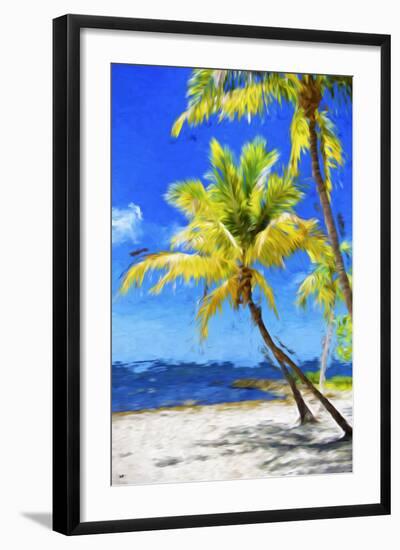 Quiet Beach - In the Style of Oil Painting-Philippe Hugonnard-Framed Giclee Print