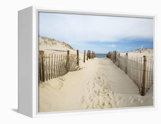 Quiet Beach-Stephen Mallon-Framed Premier Image Canvas