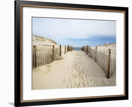 Quiet Beach-Stephen Mallon-Framed Premium Photographic Print