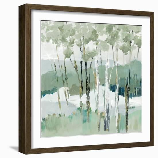 Quiet Birch Forest I-null-Framed Art Print