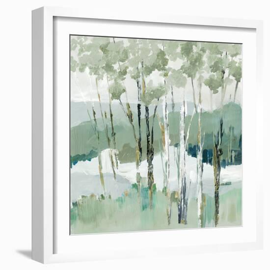 Quiet Birch Forest I-null-Framed Art Print