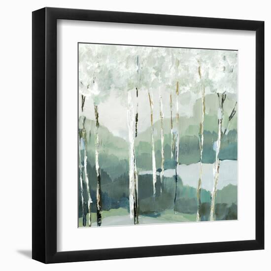 Quiet Birch Forest II-null-Framed Art Print