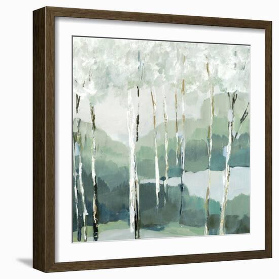 Quiet Birch Forest II-null-Framed Art Print