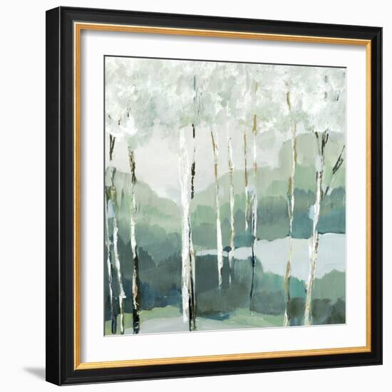 Quiet Birch Forest II-null-Framed Art Print