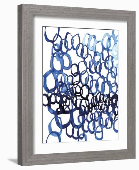 Quiet Blue - Links-Paula Mills-Framed Giclee Print