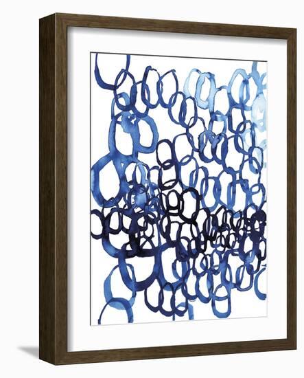 Quiet Blue - Links-Paula Mills-Framed Giclee Print