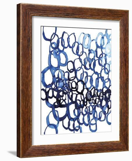 Quiet Blue - Links-Paula Mills-Framed Giclee Print