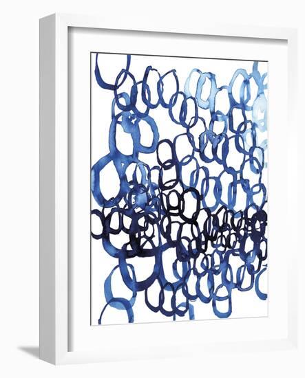 Quiet Blue - Links-Paula Mills-Framed Giclee Print