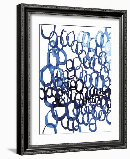 Quiet Blue - Links-Paula Mills-Framed Giclee Print