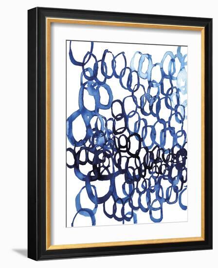 Quiet Blue - Links-Paula Mills-Framed Giclee Print