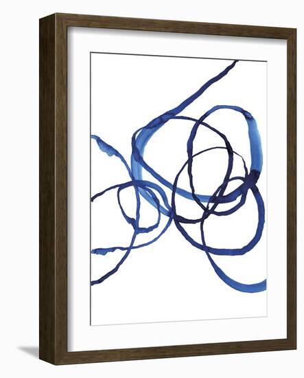 Quiet Blue - Loops-Paula Mills-Framed Giclee Print