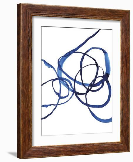 Quiet Blue - Loops-Paula Mills-Framed Giclee Print