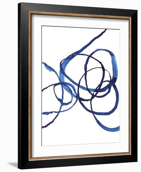 Quiet Blue - Loops-Paula Mills-Framed Giclee Print