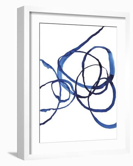 Quiet Blue - Loops-Paula Mills-Framed Giclee Print