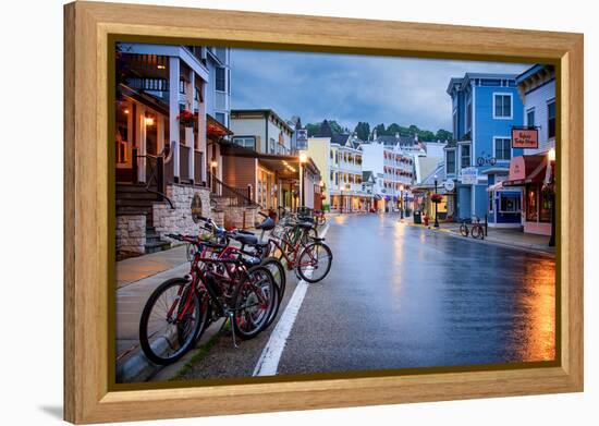 Quiet Dawn On Mackinac Island-Adam Romanowicz-Framed Premier Image Canvas