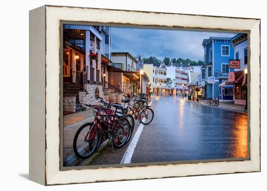 Quiet Dawn On Mackinac Island-Adam Romanowicz-Framed Premier Image Canvas