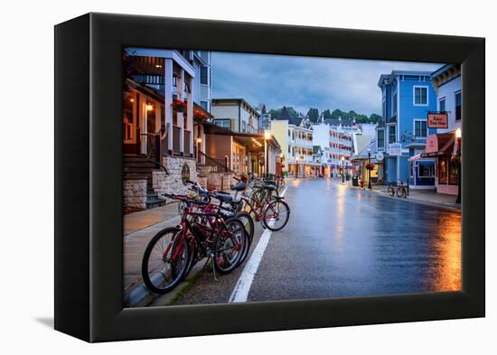 Quiet Dawn On Mackinac Island-Adam Romanowicz-Framed Premier Image Canvas