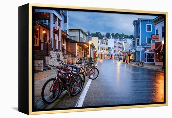 Quiet Dawn On Mackinac Island-Adam Romanowicz-Framed Premier Image Canvas