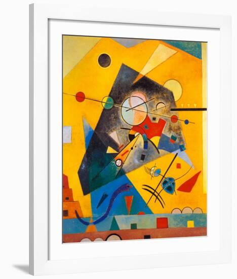 Quiet Harmony-Wassily Kandinsky-Framed Art Print