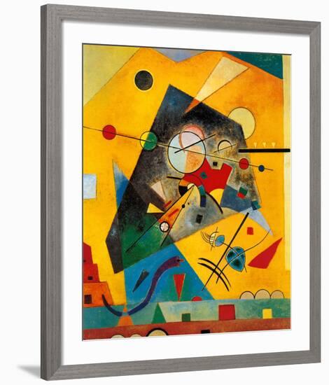 Quiet Harmony-Wassily Kandinsky-Framed Art Print