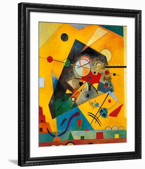 Quiet Harmony-Wassily Kandinsky-Framed Art Print