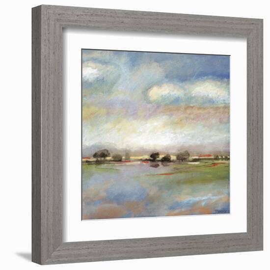 Quiet Journey-T^ J^ Bridge-Framed Art Print