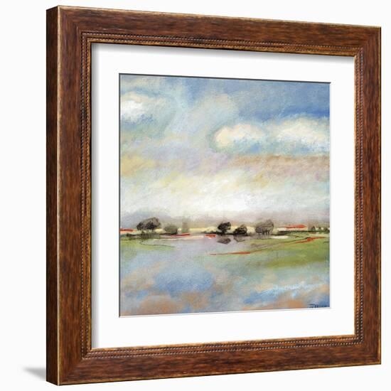 Quiet Journey-T^ J^ Bridge-Framed Art Print