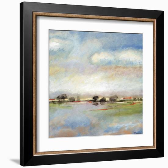 Quiet Journey-T^ J^ Bridge-Framed Art Print