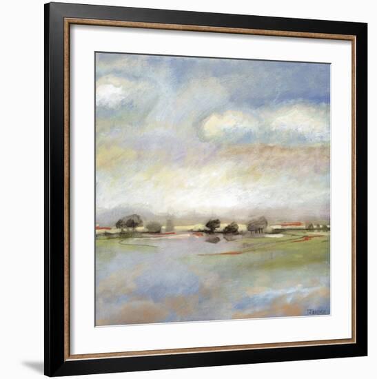 Quiet Journey-T^ J^ Bridge-Framed Art Print