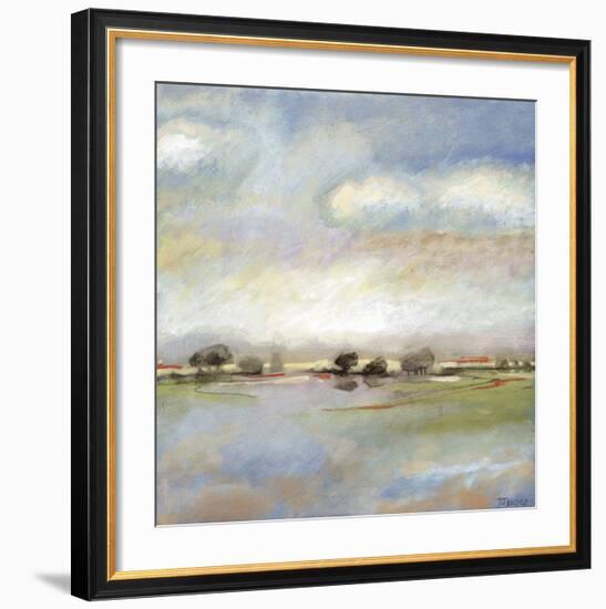 Quiet Journey-T^ J^ Bridge-Framed Art Print