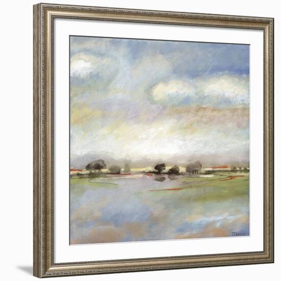 Quiet Journey-T^ J^ Bridge-Framed Art Print