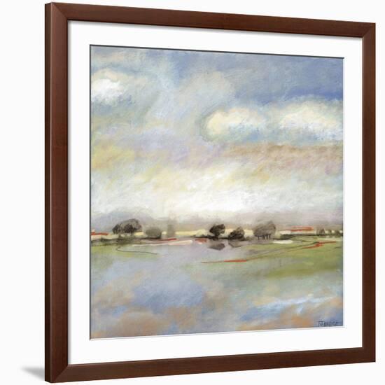 Quiet Journey-T^ J^ Bridge-Framed Art Print