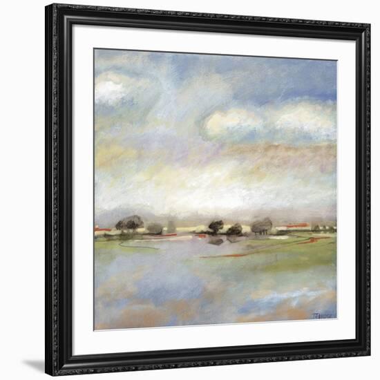 Quiet Journey-T^ J^ Bridge-Framed Art Print