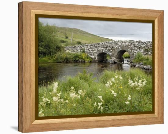 Quiet Man Bridge, Near Maam Cross, Connemara, County Galway, Connacht, Republic of Ireland-Gary Cook-Framed Premier Image Canvas