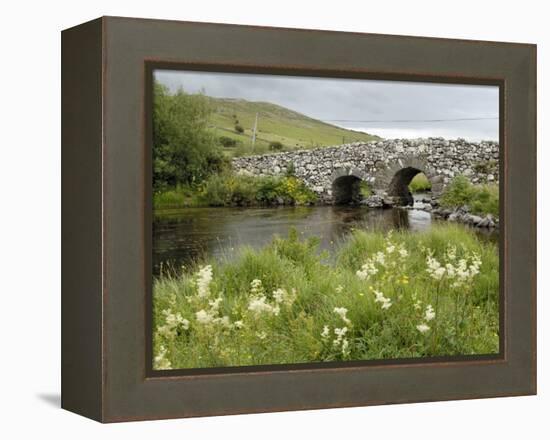 Quiet Man Bridge, Near Maam Cross, Connemara, County Galway, Connacht, Republic of Ireland-Gary Cook-Framed Premier Image Canvas