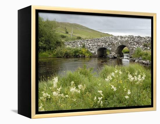 Quiet Man Bridge, Near Maam Cross, Connemara, County Galway, Connacht, Republic of Ireland-Gary Cook-Framed Premier Image Canvas