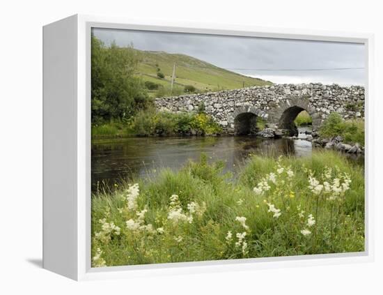 Quiet Man Bridge, Near Maam Cross, Connemara, County Galway, Connacht, Republic of Ireland-Gary Cook-Framed Premier Image Canvas