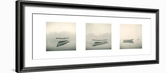 Quiet Morning Triptych-Michael Kahn-Framed Art Print