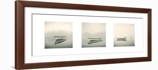 Quiet Morning Triptych-Michael Kahn-Framed Art Print