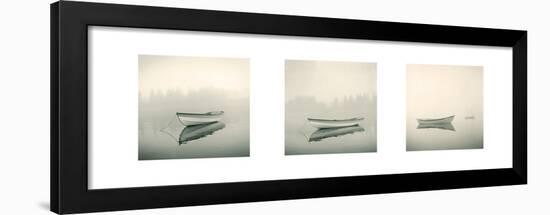 Quiet Morning Triptych-Michael Kahn-Framed Art Print
